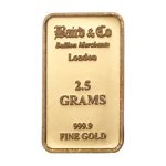 2.5 gram gold bar