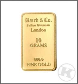 10 gram gold bar