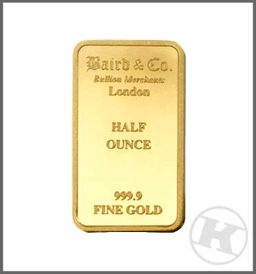 gold half ounce bar